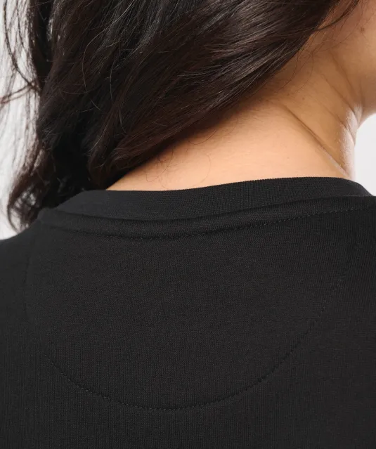 WK403 - Day To Day unisex sweater met zip contrasterende zak Black / Kelly Green