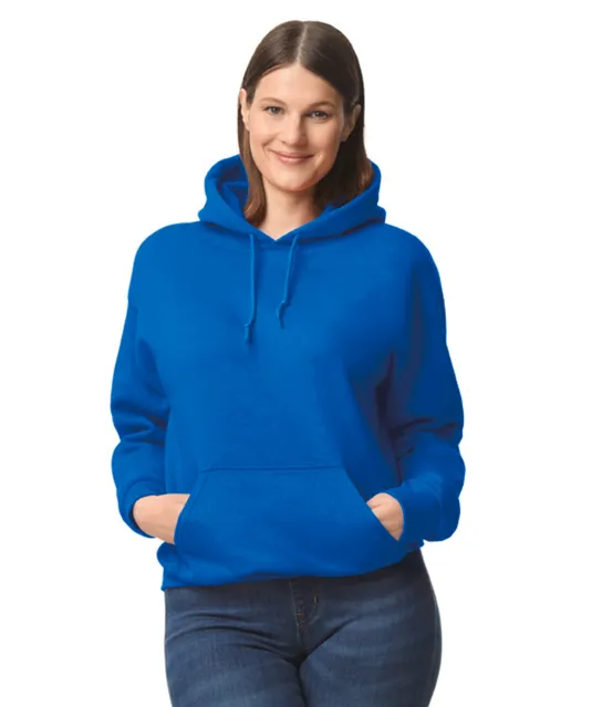 GI12500 - Dryblend® Adult Hooded Sweatshirt® Black