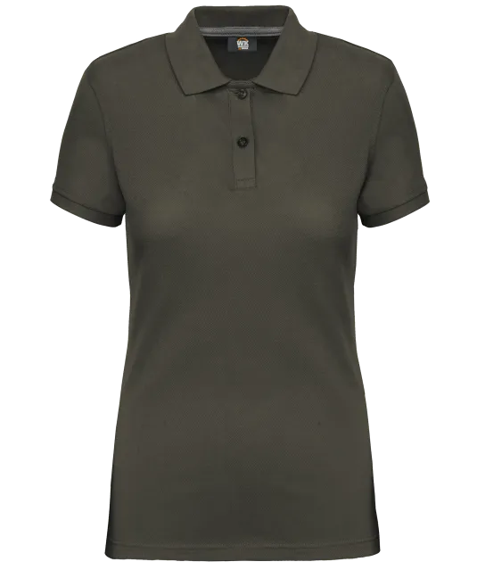 WK275 - Damespolo korte mouwen Dark Khaki