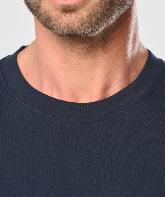 WK303 - Ecologisch uniseks T-shirt met lange mouwen White