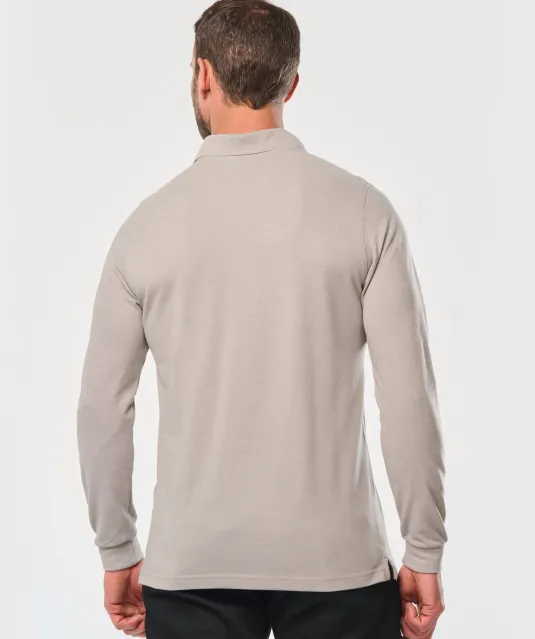 WK276 - Polo lange mouwen White