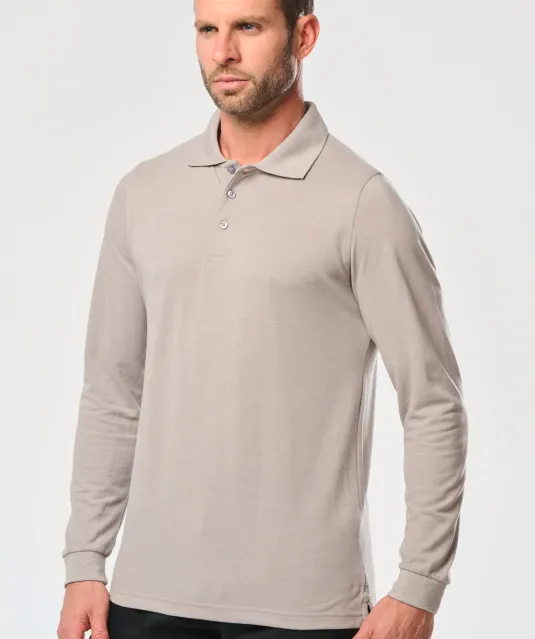 WK276 - Polo lange mouwen White
