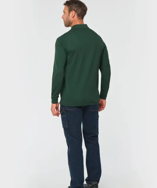WK276 - Polo lange mouwen White