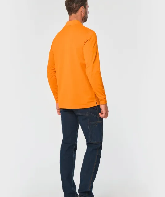 WK276 - Polo lange mouwen White