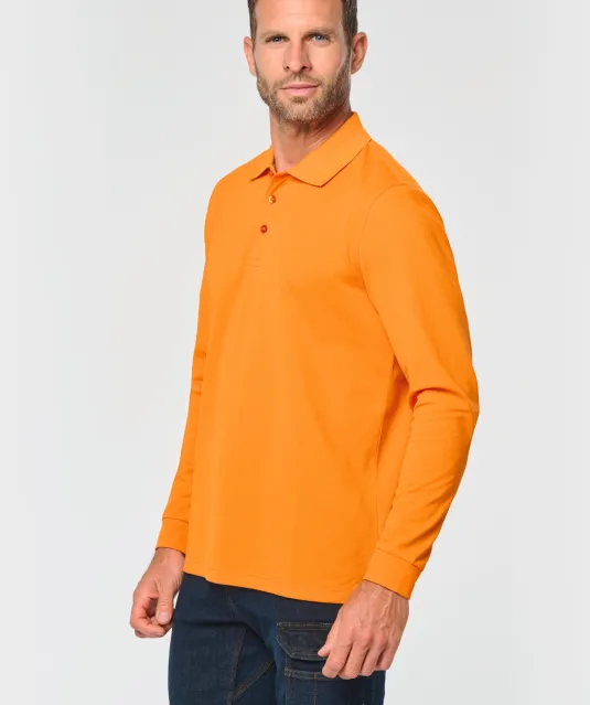 WK276 - Polo lange mouwen White