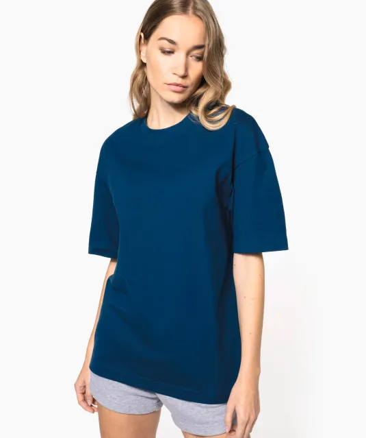K3008 - Oversized T-shirt korte mouwen uniseks Black