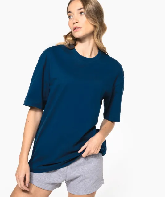 K3008 - Oversized T-shirt korte mouwen uniseks Black