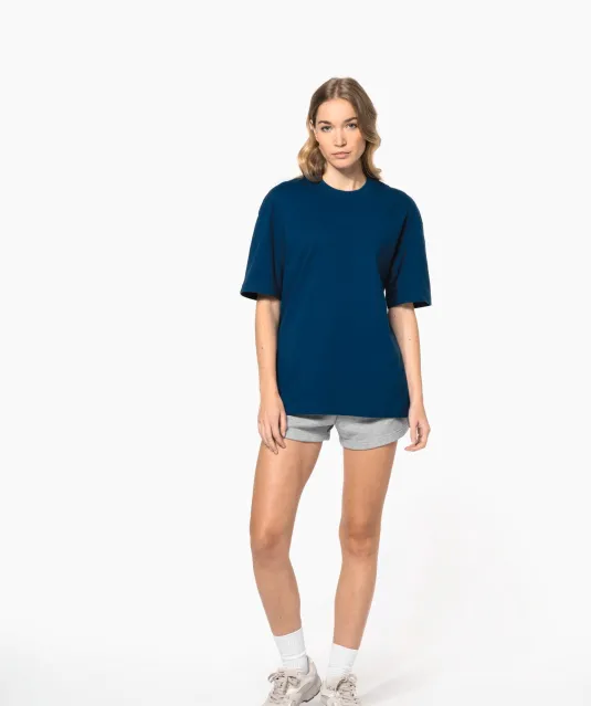 K3008 - Oversized T-shirt korte mouwen uniseks Black