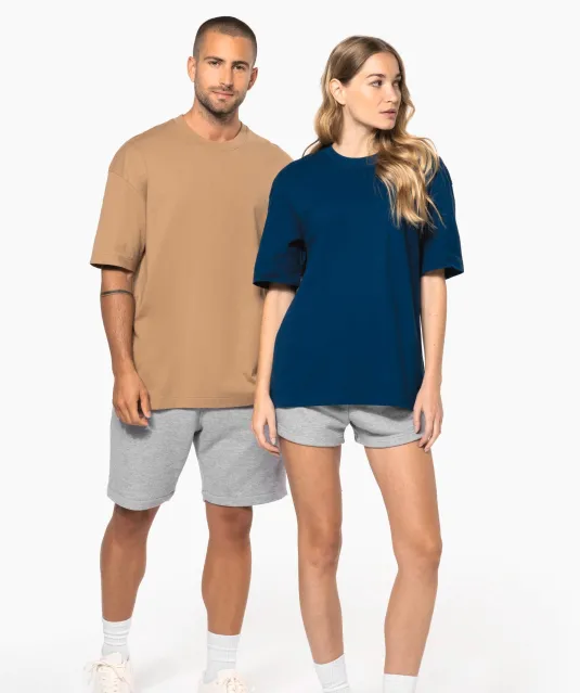 K3008 - Oversized T-shirt korte mouwen uniseks Black