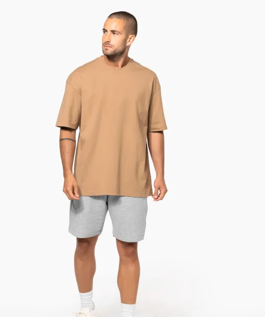 K3008 - Oversized T-shirt korte mouwen uniseks Black