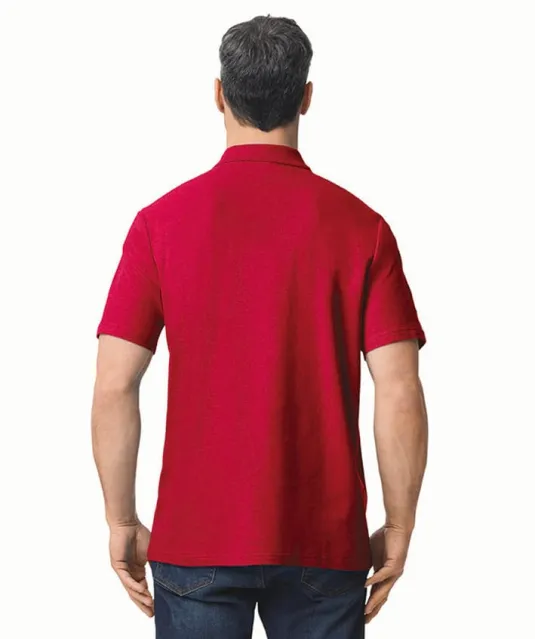 GI64800 - Herenpolo Softstyle Dubbele piqué White