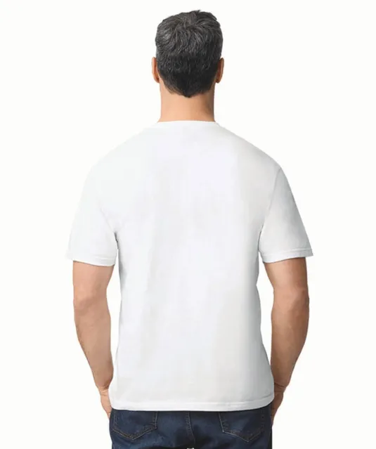 GI65000 - Heren-T-shirt Softstyle Midweight White