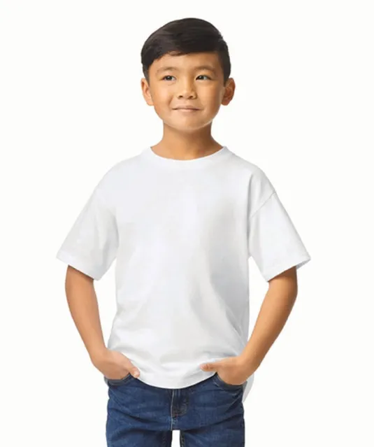 GI65000B - Kinder-T-shirt Softstyle Midweight White