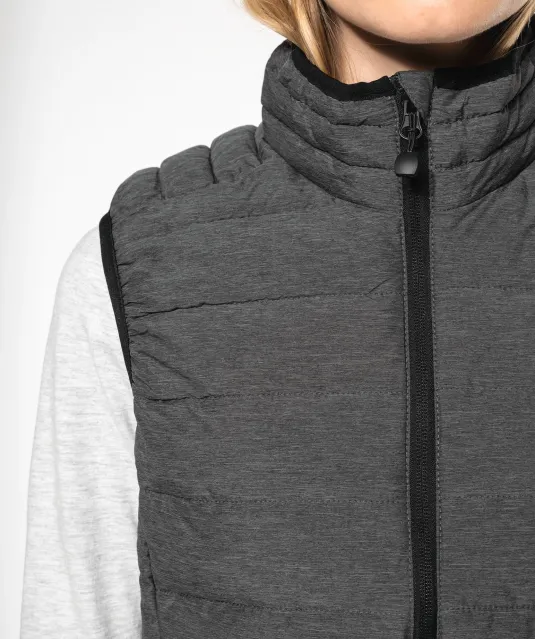 K6114 - Ladies' lightweight sleeveless down jacket Black