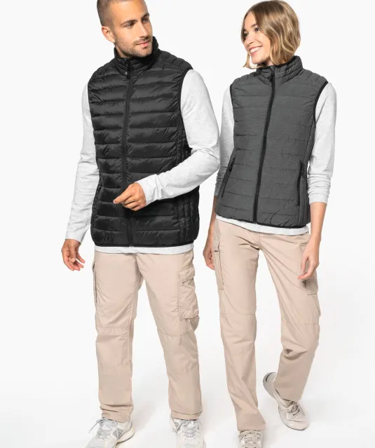 K6113 - Men’s lightweight sleeveless down jacket Black