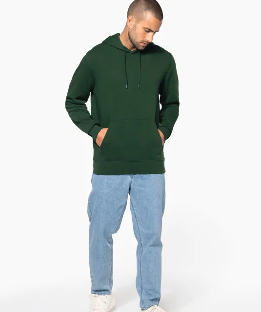 K4027 - Ecologische herensweater met capuchon White