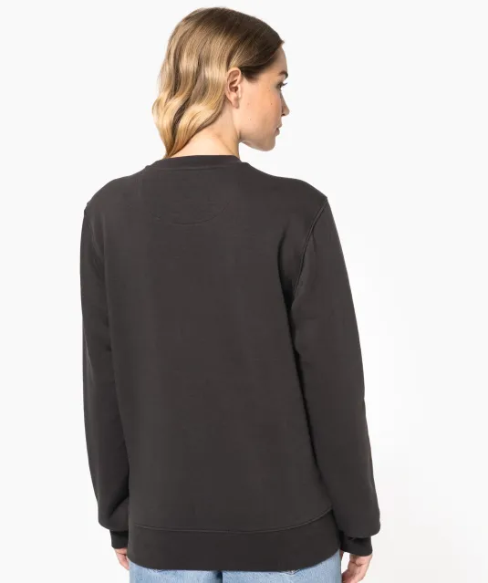 K4025 - Ecologische sweater met ronde hals White