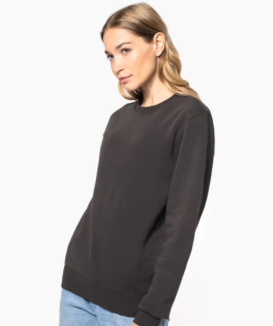 K4025 - Ecologische sweater met ronde hals White