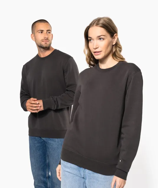 K4025 - Ecologische sweater met ronde hals White