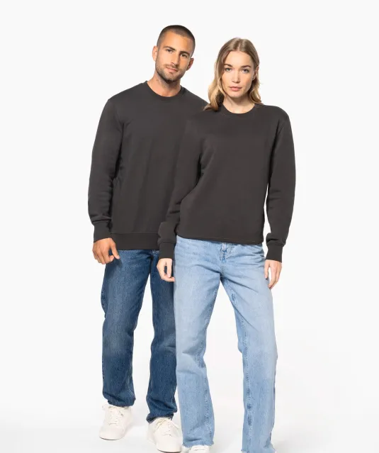 K4025 - Ecologische sweater met ronde hals White