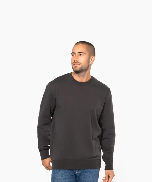 K4025 - Ecologische sweater met ronde hals White