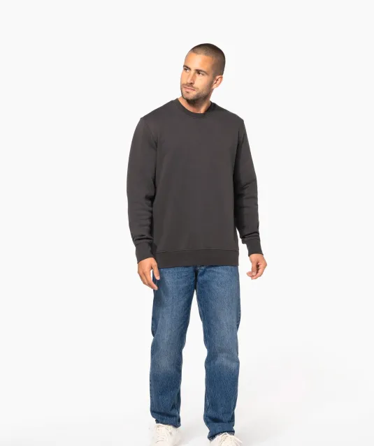 K4025 - Ecologische sweater met ronde hals White
