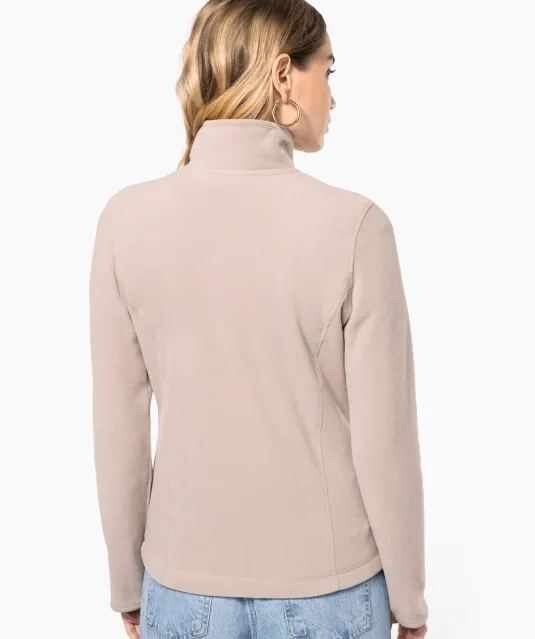 K907 - Microfleece met rits dames Natural