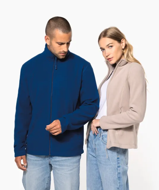 K907 - Microfleece met rits dames Natural