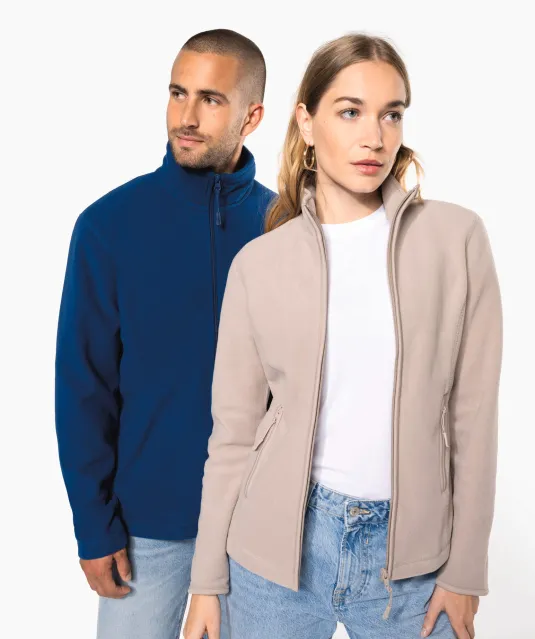K907 - Microfleece met rits dames Natural