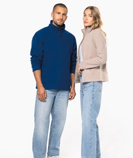 K907 - Microfleece met rits dames Natural