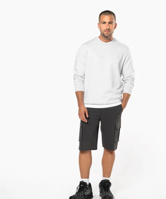K754 - Herenbermuda met diverse zakken Camel