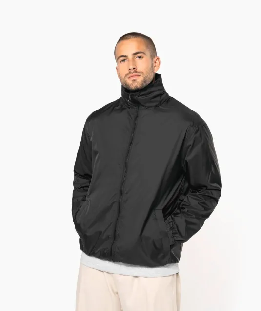 K687 - Gevoerde windbreaker heren Forest Green