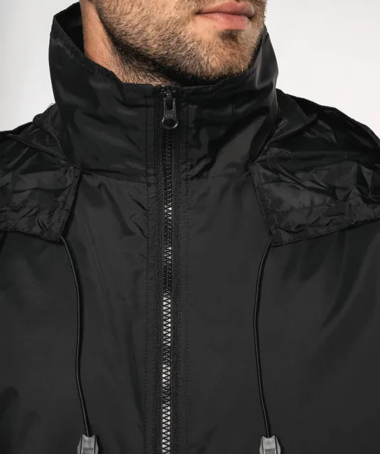 K687 - Gevoerde windbreaker heren Forest Green