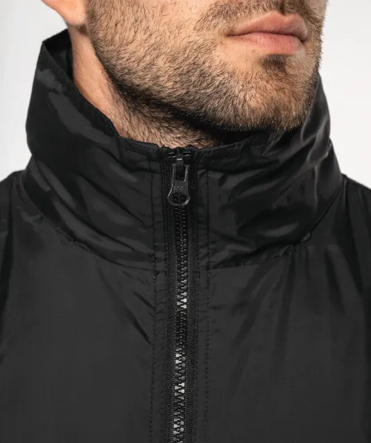 K687 - Gevoerde windbreaker heren Forest Green