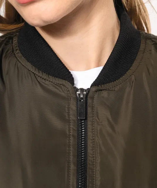 K6123 - Dames bomberjack Black