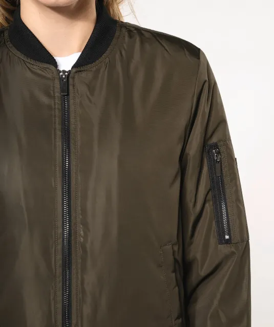 K6123 - Dames bomberjack Black
