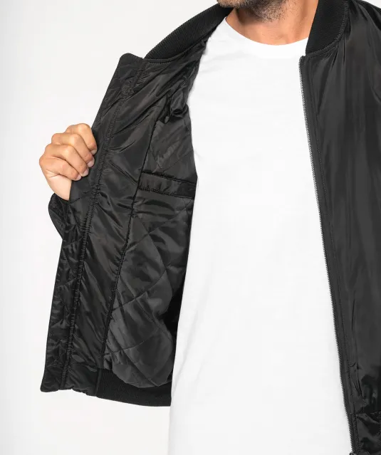 K6122 - Heren bomberjack Black