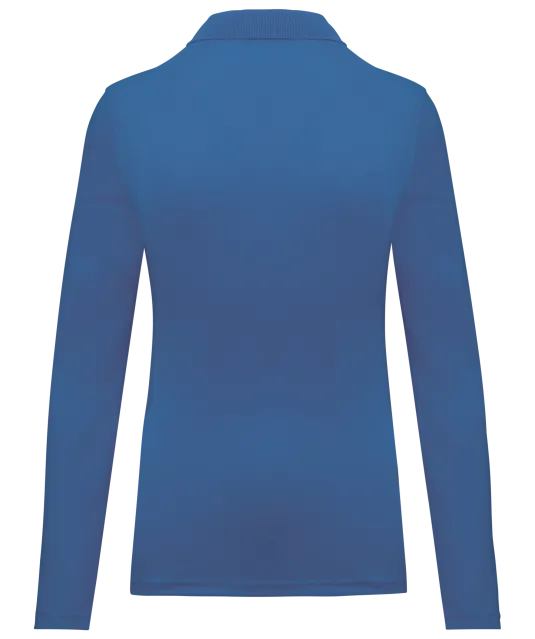 WK277 - Damespolo lange mouwen Light Royal Blue