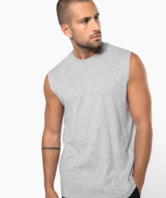 K3022IC - Duurzaam mouwloos heren-T-shirt White