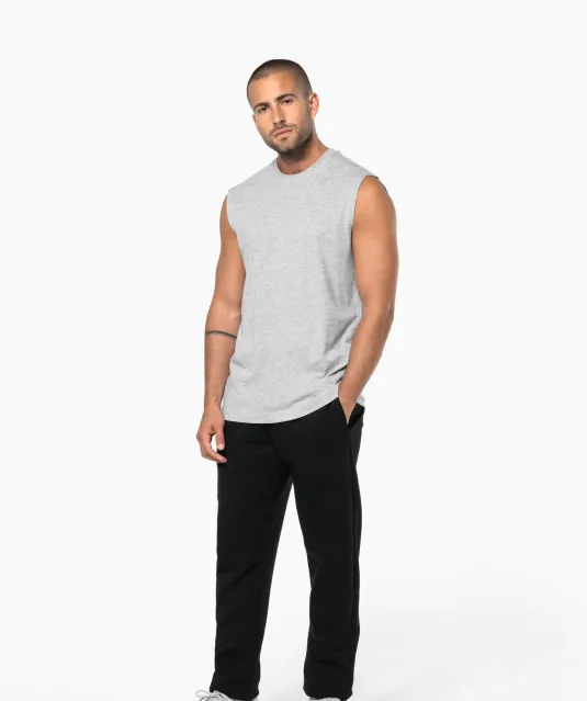 K3022IC - Duurzaam mouwloos heren-T-shirt White
