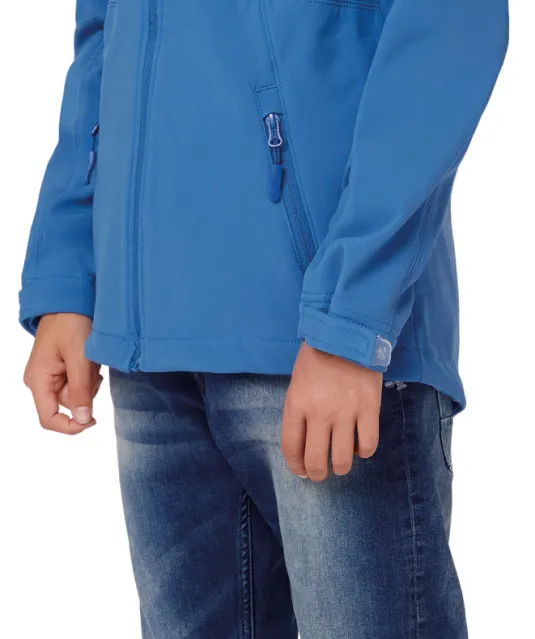CGJK969 - Kids' Softshell met capuchon Azure