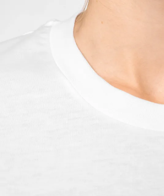 K3036 - T-shirt ronde hals met korte mouwen uniseks White