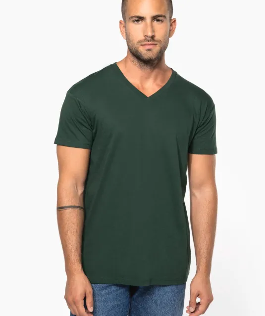 K3028IC - Heren-t-shirt BIO150 IC V-hals White