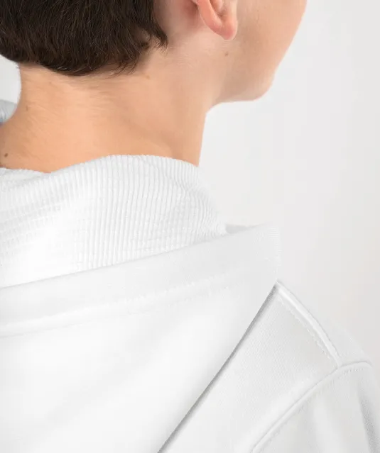 K455 - Kinder sweatvest met capuchon White
