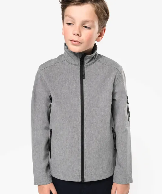 K402 - Kindersoftshelljas Black