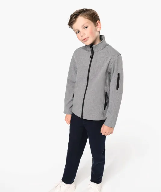 K402 - Kindersoftshelljas Black