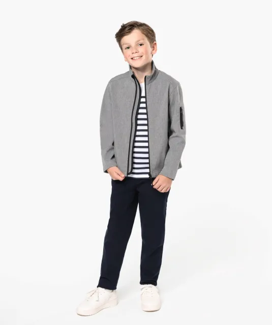 K402 - Kindersoftshelljas Black