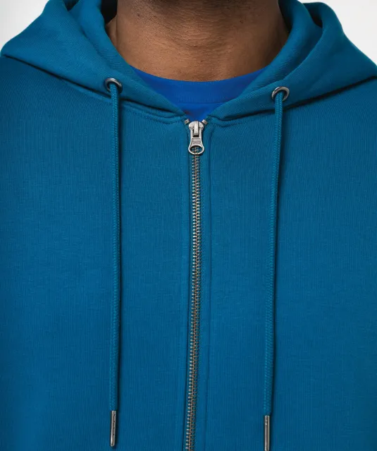 NS402 - Ecologische uniseks sweater met capuchon en rits Black