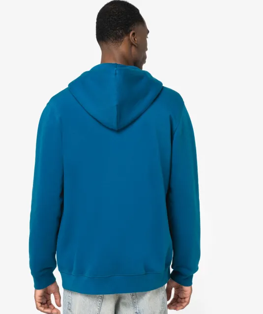 NS402 - Ecologische uniseks sweater met capuchon en rits Black