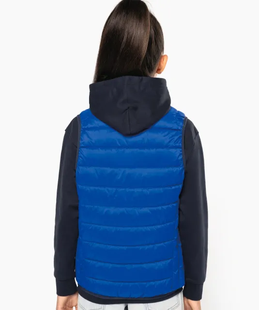 K6115 - Lichte kinder-bodywarmer Black